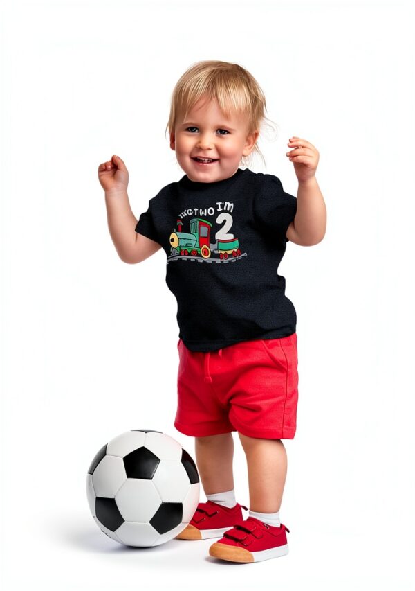 2nd Birthday Shirt Boys Cotton Polyester Unisex Child-1