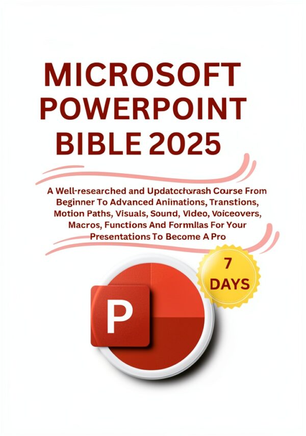 Microsoft PowerPoint Guide English Digital Book Presentation-0