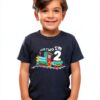 2nd Birthday Shirt Boys Cotton Polyester Unisex Child-3