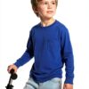 Cooraby Toddler Boys Cotton Long Sleeve Shirts Pocket Design-5