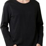 BROWNKNOT Toddler Long Sleeve Shirt Cotton Soft Comfortable-0