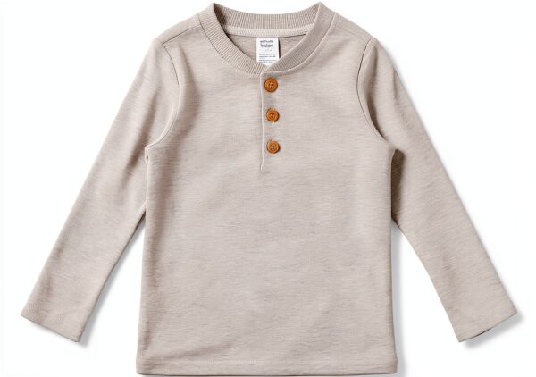 Cudlie Boys Long Sleeve Shirts 5 Pack Cotton Comfort-1