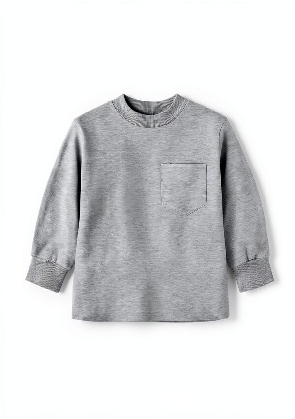 Cooraby Toddler Boys Cotton Long Sleeve Shirts Pocket Design-1