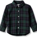 Amazon Essentials Baby Flannel Shirt Soft Cotton Button-0