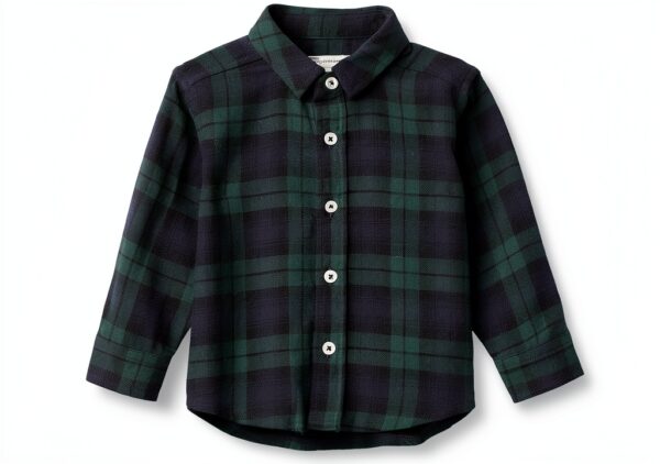 Amazon Essentials Baby Flannel Shirt Soft Cotton Button-0