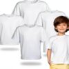 Kids Modal T-Shirt 4-Pack Soft Comfortable Boys Girls-0