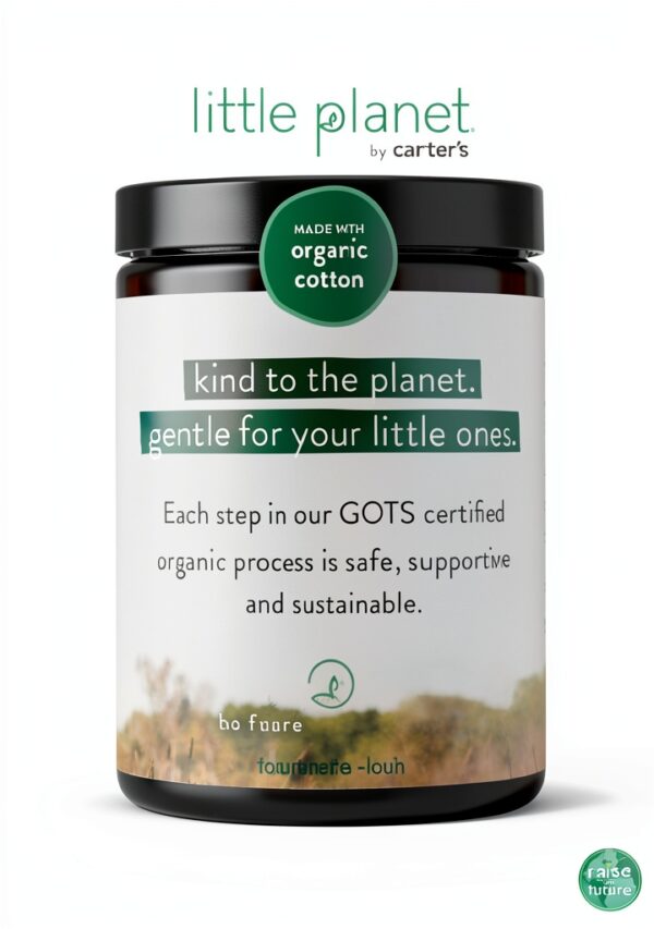 Little Planet Organic Baby Tees 3 Pack Grey Cream Green-5