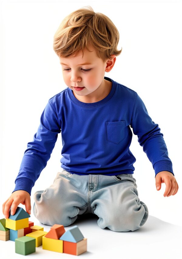 Cooraby Toddler Boys Cotton Long Sleeve Shirts Pocket Design-2