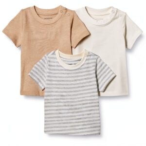 Amazon Essentials Baby Boys Cotton Tee Short Sleeve Snap-0