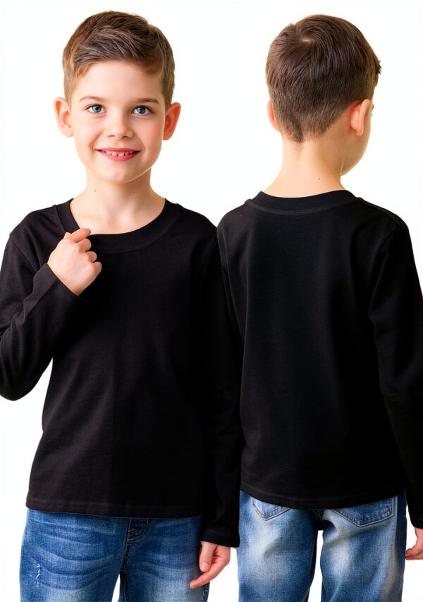 BROWNKNOT Toddler Long Sleeve Shirt Cotton Soft Comfortable-2