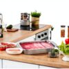 Funnymoom Stainless Steel Cake Pan Set Rectangular Oven Safe-4