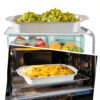 Funnymoom Stainless Steel Cake Pan Set Rectangular Oven Safe-1
