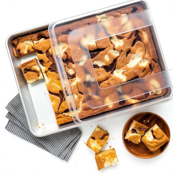 Nordic Ware Aluminum Cake Pan High Sided with Lid-1
