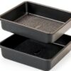 Square Cake Pan Tiawudi Carbon Steel Nonstick 9x9-0