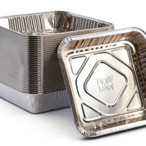 Aluminum Foil Trays by Fig & Leaf Square Cake Pans-0