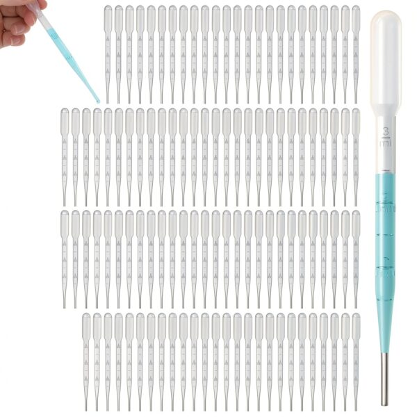 Plastic Transfer Pipettes 1000 Piece Set by Abeillo Precision Scale-0