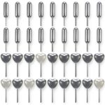 Disposable Dessert Pipettes 100 Pack Heart & Cylinder by Exircy-0