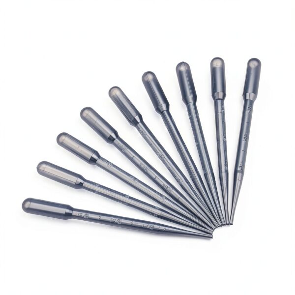 KINGLAKE Plastic Transfer Pipettes 3ML Graduated Pack of 100-4