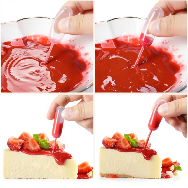 Dessert Pipettes Boao 250pcs 4ml Mini Transfer Dropper for Valentine-2