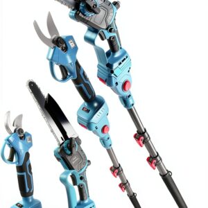 Electric Pole Saw ASTARNING 4-in-1 Tree Trimmer with 16ft Extension-0