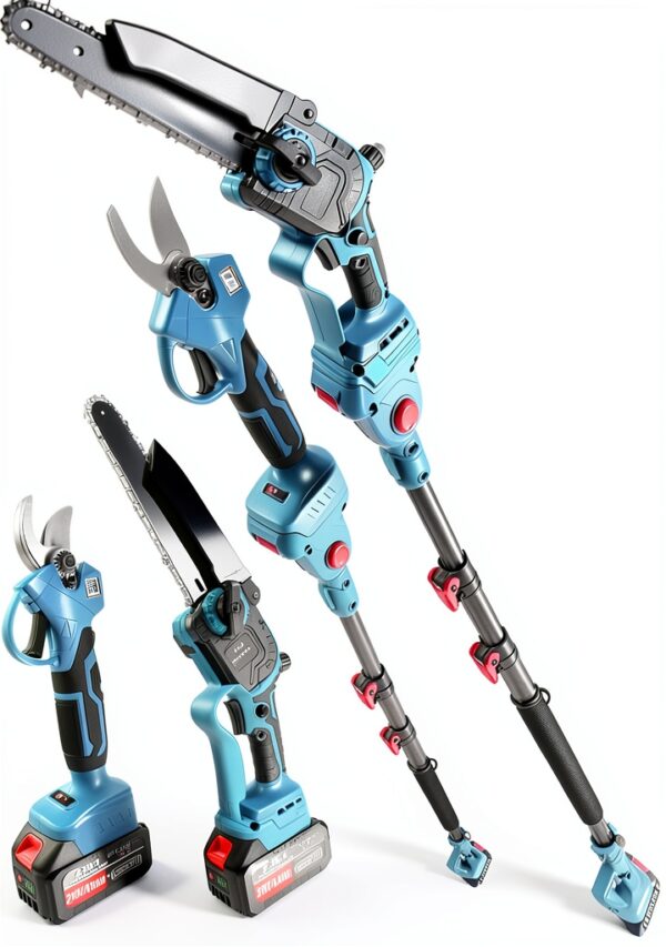 Electric Pole Saw ASTARNING 4-in-1 Tree Trimmer with 16ft Extension-0