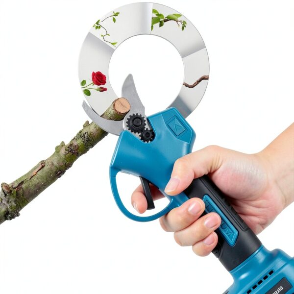 4-in-1 Cordless Pole Saw Pruning Set by Clownya 20V 8ft Extension Blue-4