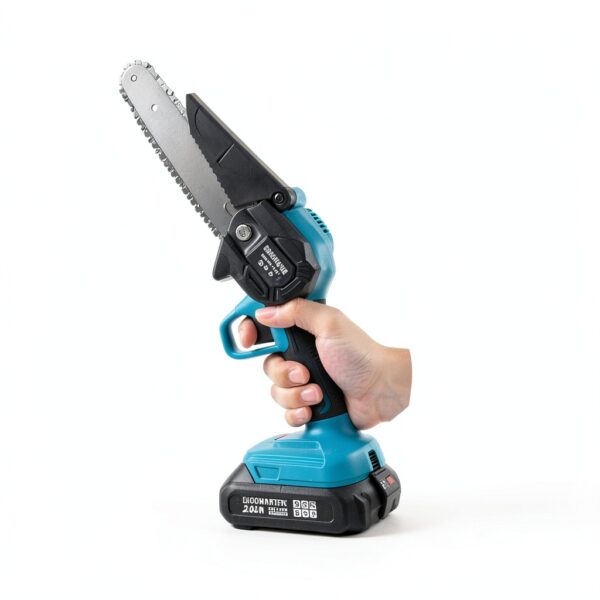 4-in-1 Cordless Pole Saw Pruning Set by Clownya 20V 8ft Extension Blue-2