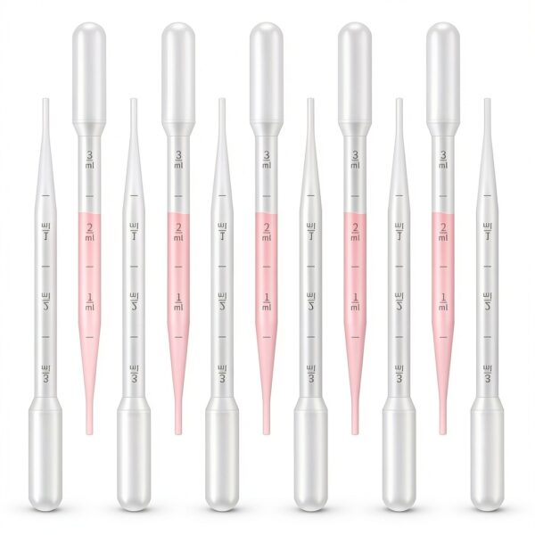 KINGLAKE Plastic Transfer Pipettes 3ML Graduated Pack of 100-2