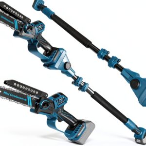 Cordless Pole Saw ZUYIYI 2-in-1 8 Inch Chainsaw for Makita 18V Battery-0