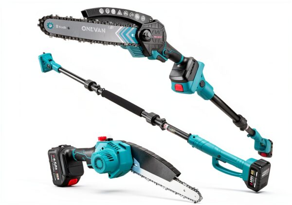 2-in-1 Electric Pole Saw ONEVAN 8in Brushless Chainsaw 14ft Reach 2-0