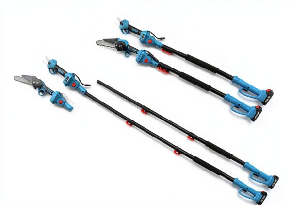 4-in-1 Cordless Pole Saw Pruning Set by Clownya 20V 8ft Extension Blue-6