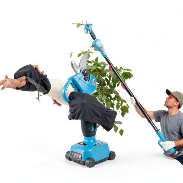 4-in-1 Electric Pole Saw ASTARNING 8" Saw & Pruning Shears-3