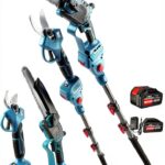 4-in-1 Electric Pole Saw ASTARNING 8" Saw & Pruning Shears-0