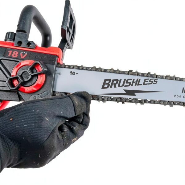 2-IN-1 Cordless 10-Inch Pole Saw And Chainsaw Compatible with Milwaukee M18 18V Battery, Total Reach of Max 15ft, Auto Oiling, Electric Pole Saw for Tree Trimming Pruning (Battery NOT Included)-7