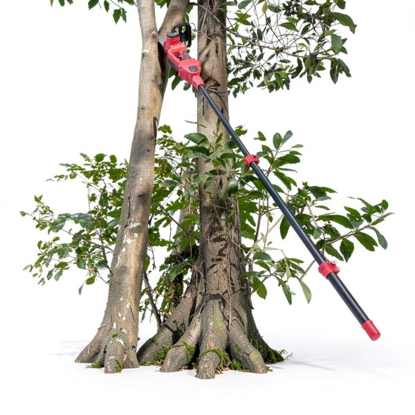 2-IN-1 Cordless 10-Inch Pole Saw And Chainsaw Compatible with Milwaukee M18 18V Battery, Total Reach of Max 15ft, Auto Oiling, Electric Pole Saw for Tree Trimming Pruning (Battery NOT Included)-5