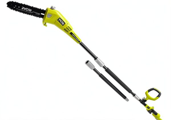 RYOBI 10 inch 40V Lithium-Ion Cordless Pole Saw Yellow Steel Blade-0