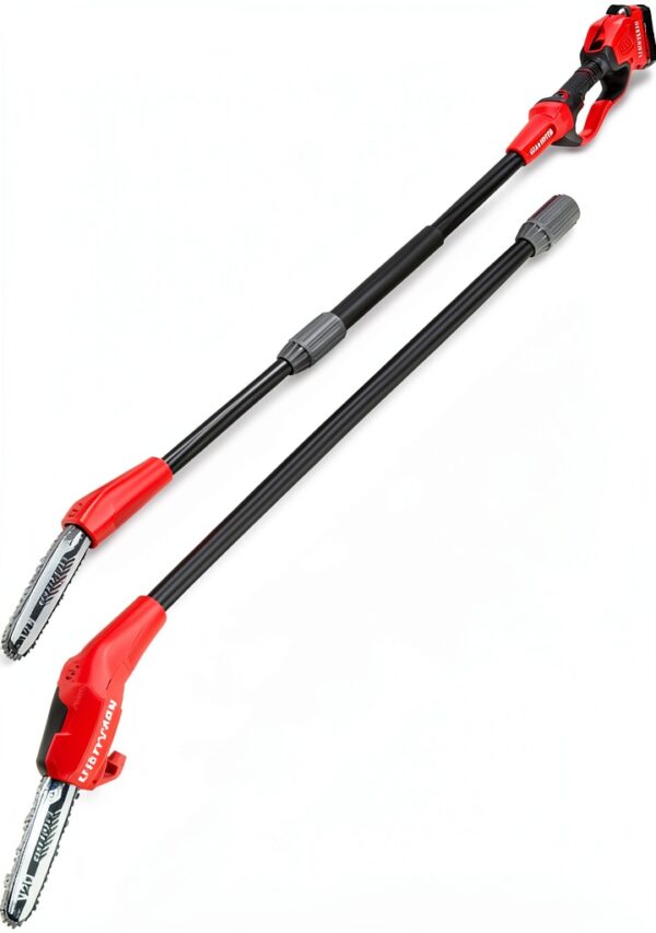 Craftsman V20 Cordless Pole Saw 14‑Foot Red, 4.0Ah Battery Included-0