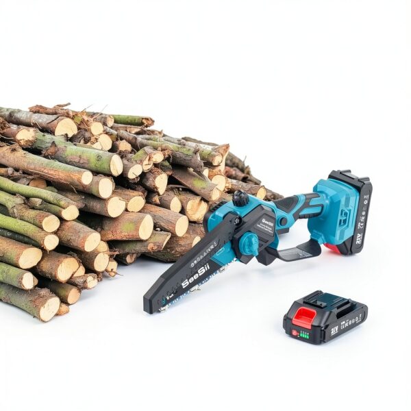 SEESII P6 Ultra/Ace 2-in-1 Electric Pole Saws:6 Inch Mini Chainsaw Cordless with Extension Pole,2Pcs Batteries,Brushless Chain Saw for Limb Branch Cutter,Battery Tree Trimmers Pruner,16Ft Long Reach-4