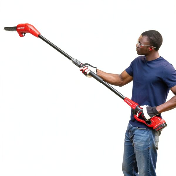 Craftsman V20 Cordless Pole Saw 14‑Foot Red, 4.0Ah Battery Included-5