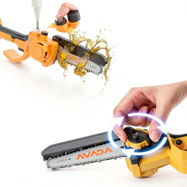 AVADA 2 in 1 Electric Pole Saw 6" Brushless Chainsaw with 15ft Reach-5