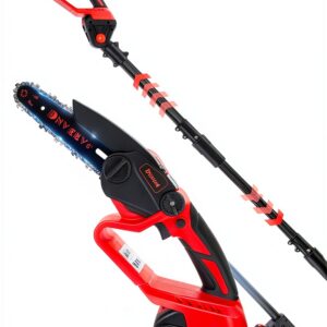 Cordless Pole Saw Dnveey 800W Brushless 6 Inch Chainsaw DZJ3028-0