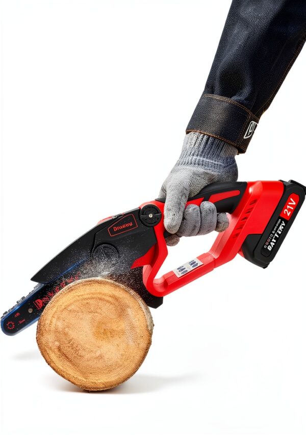 Cordless Pole Saw Dnveey 800W Brushless 6 Inch Chainsaw DZJ3028-2