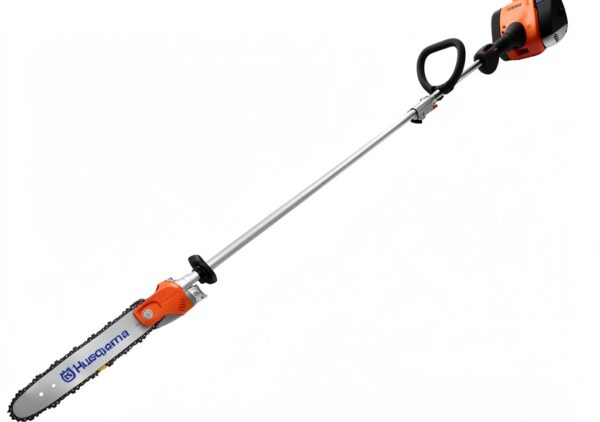 Husqvarna 122LKP Gas Pole Saw, Multi-Purpose Tool with Pole Saw Attachment, Equipped with X-CUT Chain, 12-foot Reach Cuts Limbs up to 8 Inches Thick, 21.7CC-0