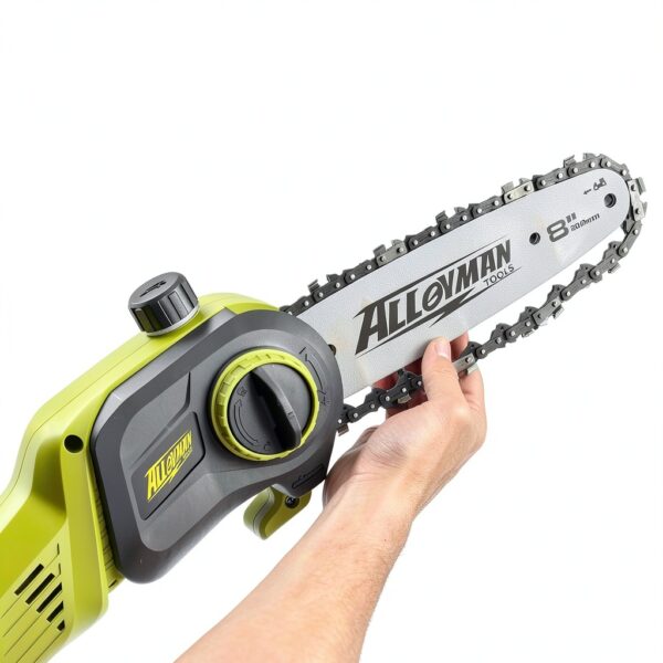 Alloyman 20V Cordless Pole Saw 8‑inch, 15 ft Reach, 2 × 4.0Ah Green-4