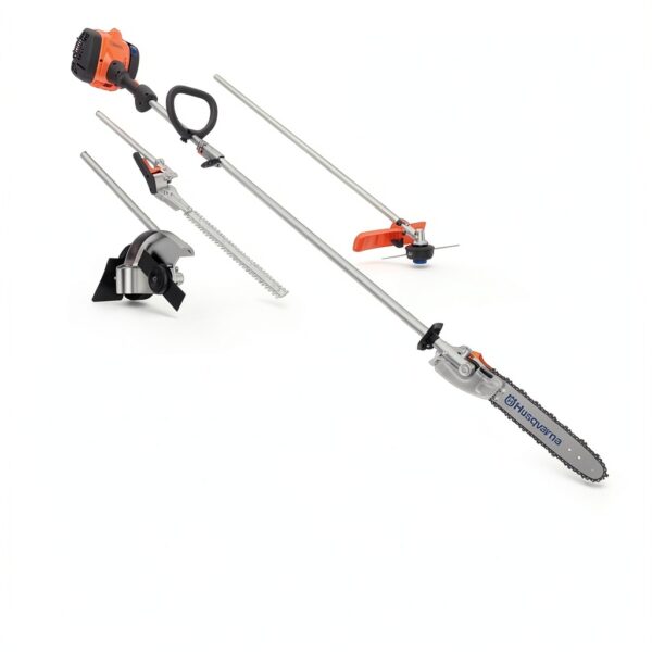 Husqvarna 122LKP Gas Pole Saw, Multi-Purpose Tool with Pole Saw Attachment, Equipped with X-CUT Chain, 12-foot Reach Cuts Limbs up to 8 Inches Thick, 21.7CC-4