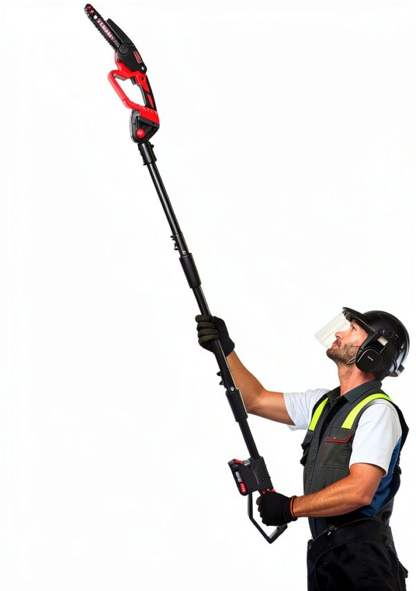 Cordless Pole Saw Dnveey 800W Brushless 6 Inch Chainsaw DZJ3028-3