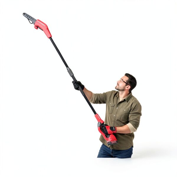 Craftsman V20 Cordless Pole Saw 14‑Foot Red, 4.0Ah Battery Included-4