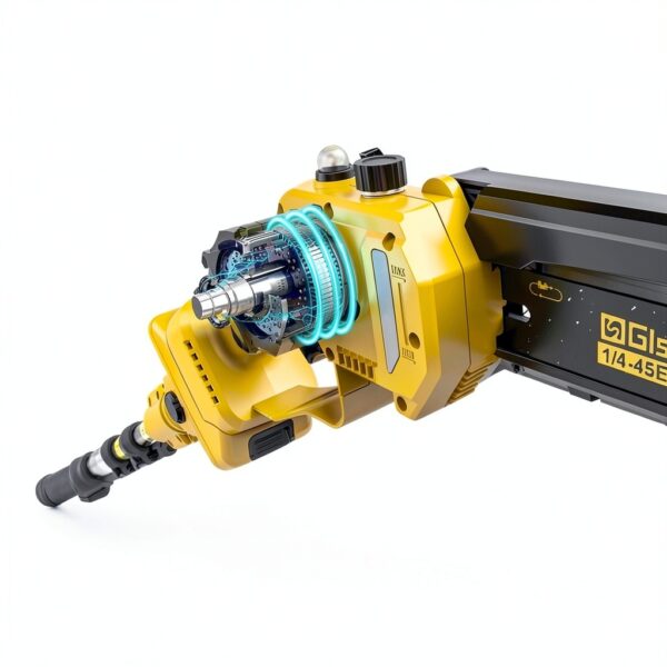 2-in-1 Electric Pole Saw Gisam 8" Chainsaw 15ft Reach 1000W Yellow-2