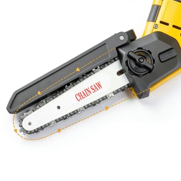 6 Inch Cordless Pole Saw for Dewalt 20V Max Battery (No Battery), Brushless Electric Chainsaw with Extension Pole, 15Ft Long Reach for Tree Pruning Hedge Cutting-6
