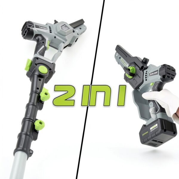2-in-1 Cordless Pole Saw ITEFDTUTNE Brushless Mini Chainsaw 16ft Reach-1